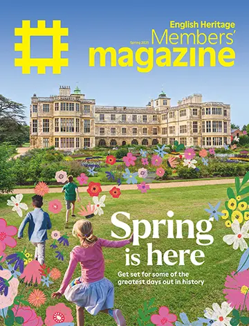 English Heritage members' magazine cover, spring 2025