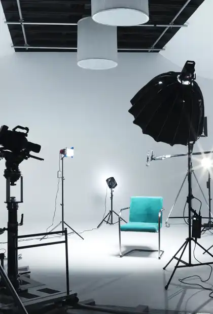 Behind the scenes of a video shoot for KPMG